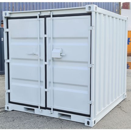 conteneur de stockage 8 pieds blanc